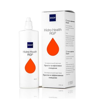 Розчин для жорстких лінз HIDRO HEALTH RGP 240 ML фото rdlg1_1