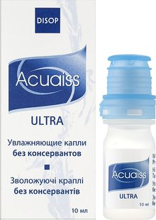 Зволожуючі краплі DISOP ACUAISS ULTRA 10 ML фото kdudisu1_1